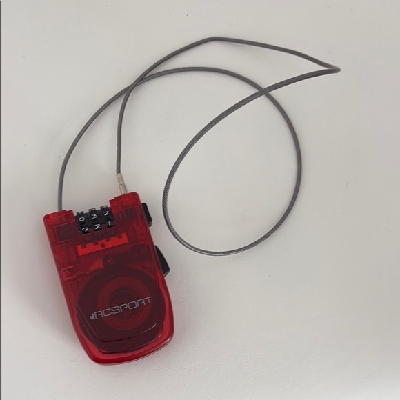 RCSport Red Combination Lock - Picture 2 of 2